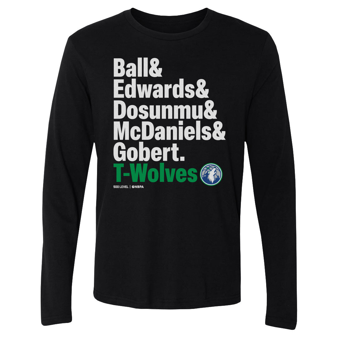 Minnesota Timberwolves Men's Long Sleeve T-Shirt | 500 LEVEL