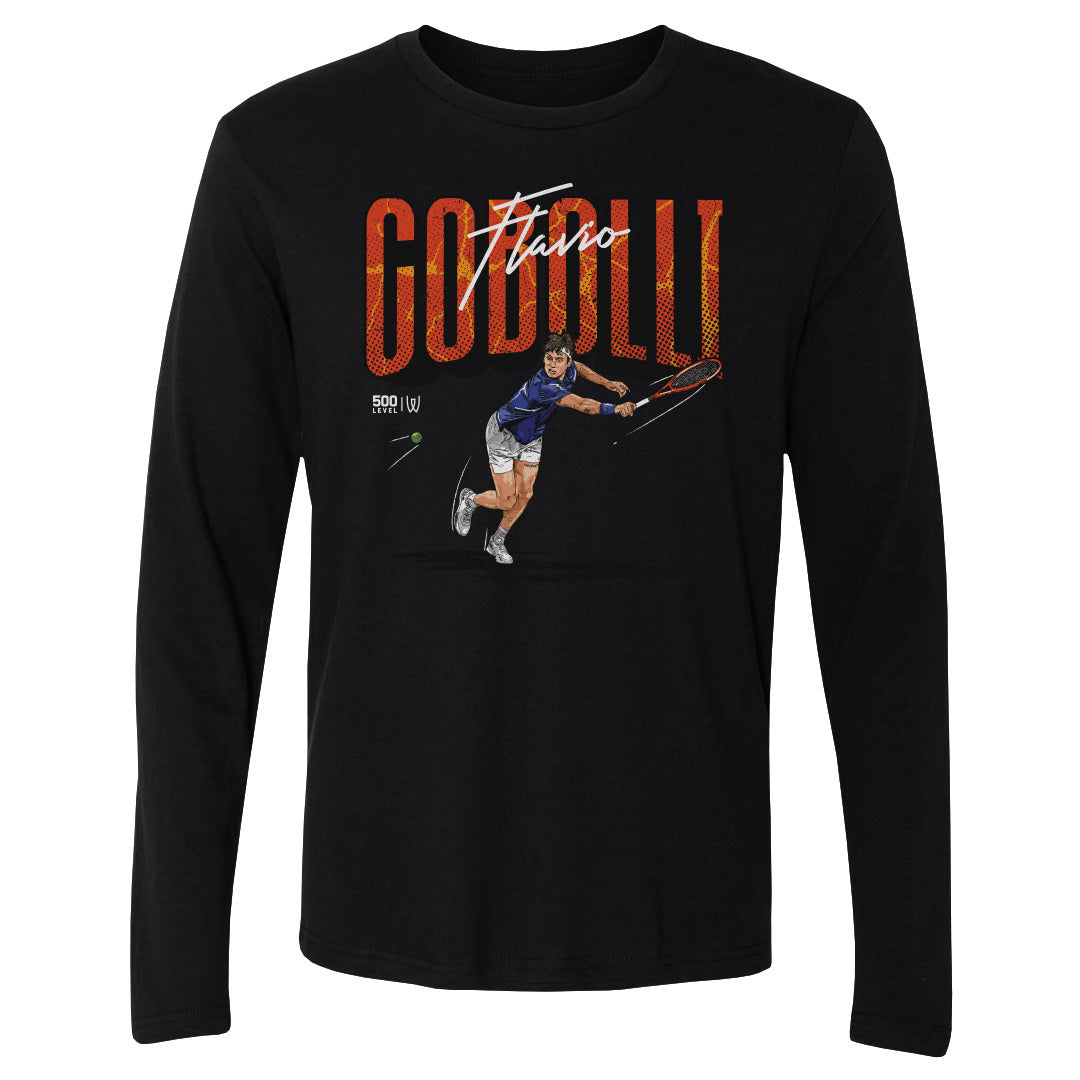 Flavio Cobolli Men's Long Sleeve T-Shirt | 500 LEVEL