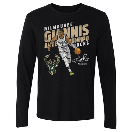 Giannis Antetokounmpo Men's Long Sleeve T-Shirt | 500 LEVEL