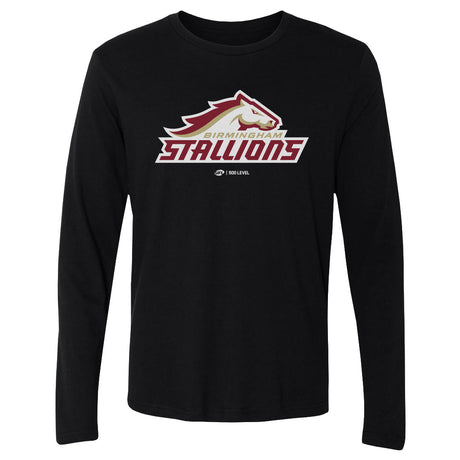 Birmingham Stallions Men's Long Sleeve T-Shirt | 500 LEVEL