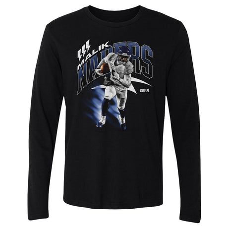 Malik Nabers Men's Long Sleeve T-Shirt | 500 LEVEL