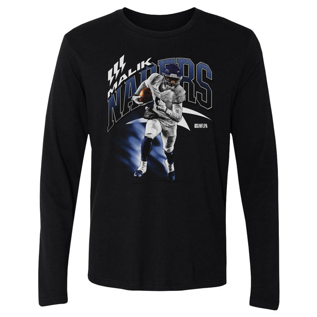 Malik Nabers Men's Long Sleeve T-Shirt | 500 LEVEL