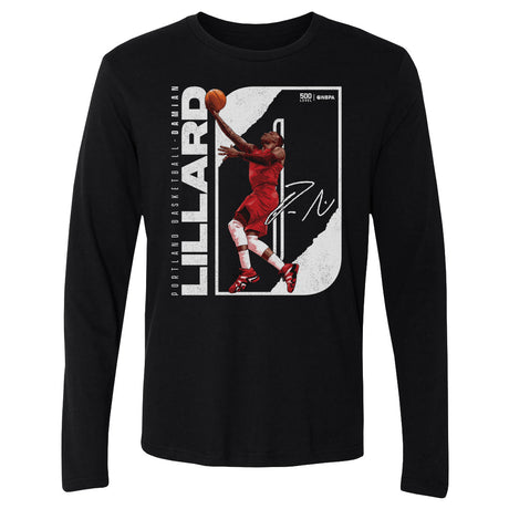 Damian Lillard Men's Long Sleeve T-Shirt | 500 LEVEL