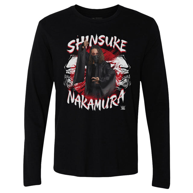Shinsuke Nakamura Men's Long Sleeve T-Shirt | 500 LEVEL