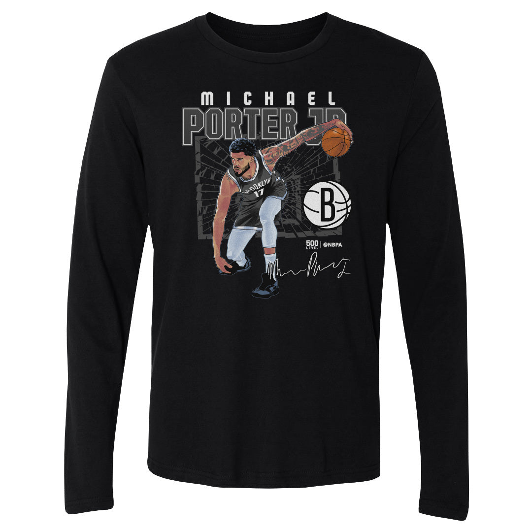 Michael Porter Jr. Men's Long Sleeve T-Shirt | 500 LEVEL