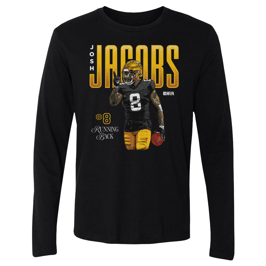 Josh Jacobs Men's Long Sleeve T-Shirt | 500 LEVEL