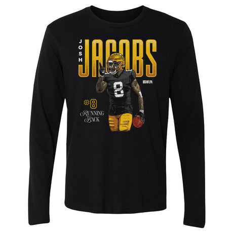 Josh Jacobs Men's Long Sleeve T-Shirt | 500 LEVEL
