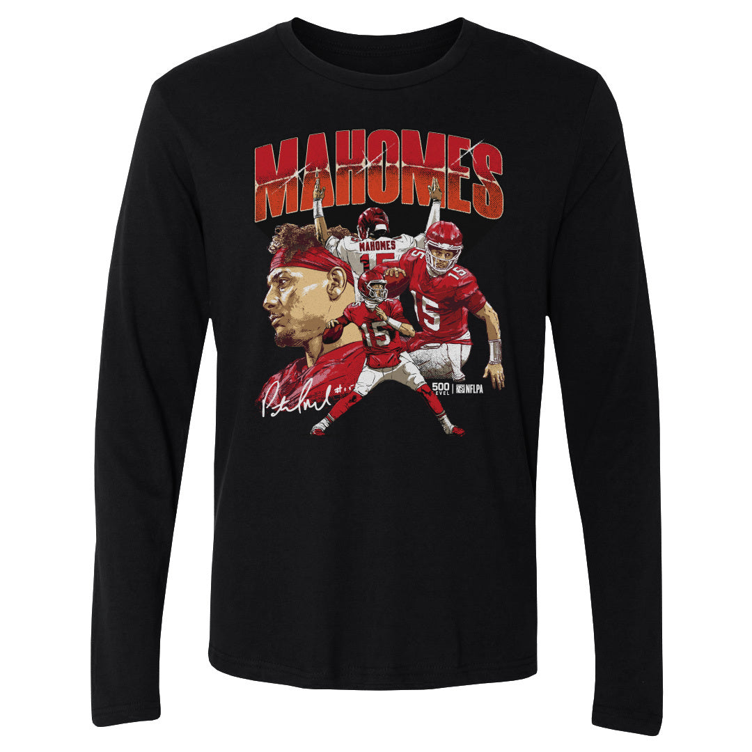 Patrick Mahomes Men's Long Sleeve T-Shirt | 500 LEVEL