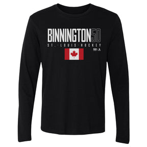 Jordan Binnington Men's Long Sleeve T-Shirt | 500 LEVEL
