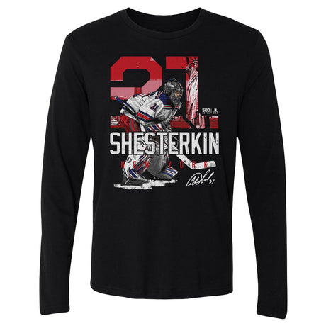 Igor Shesterkin Men's Long Sleeve T-Shirt | 500 LEVEL