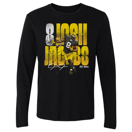 Josh Jacobs Men's Long Sleeve T-Shirt | 500 LEVEL