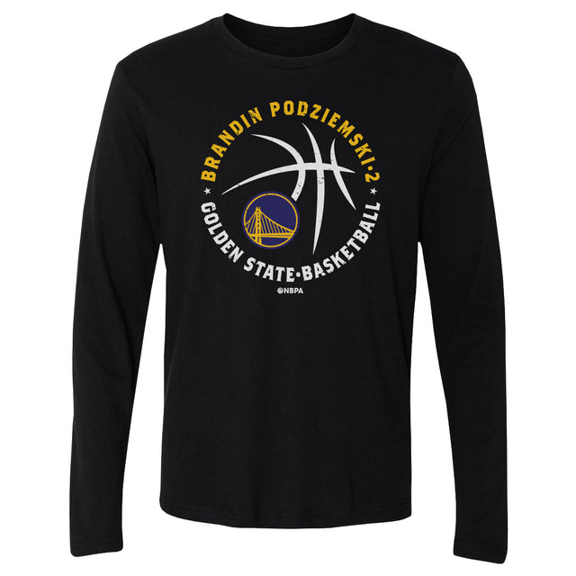 Brandin Podziemski Men's Long Sleeve T-Shirt | 500 LEVEL