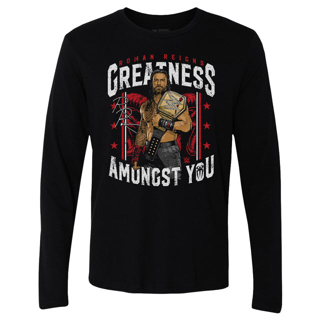Roman Reigns Men's Long Sleeve T-Shirt | 500 LEVEL