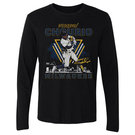 Jackson Chourio Men's Long Sleeve T-Shirt | 500 LEVEL