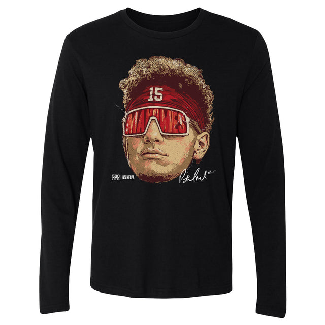 Patrick Mahomes Men's Long Sleeve T-Shirt | 500 LEVEL