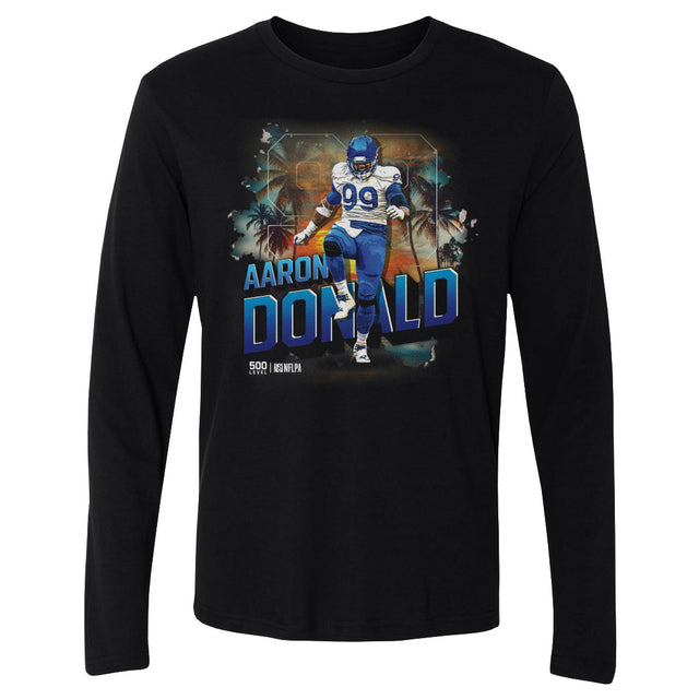 Aaron Donald Men's Long Sleeve T-Shirt | 500 LEVEL
