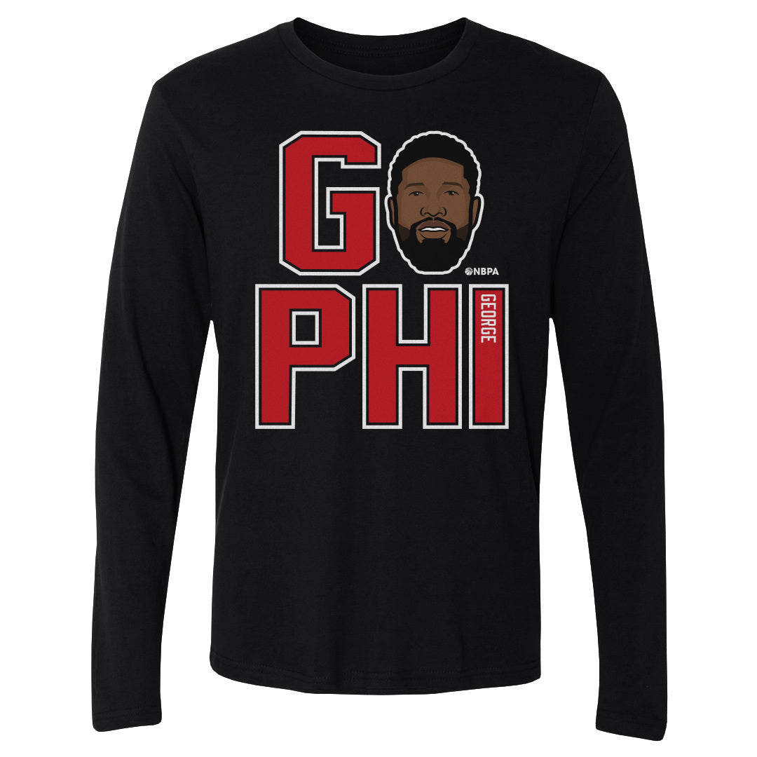 Paul George Men's Long Sleeve T-Shirt | 500 LEVEL
