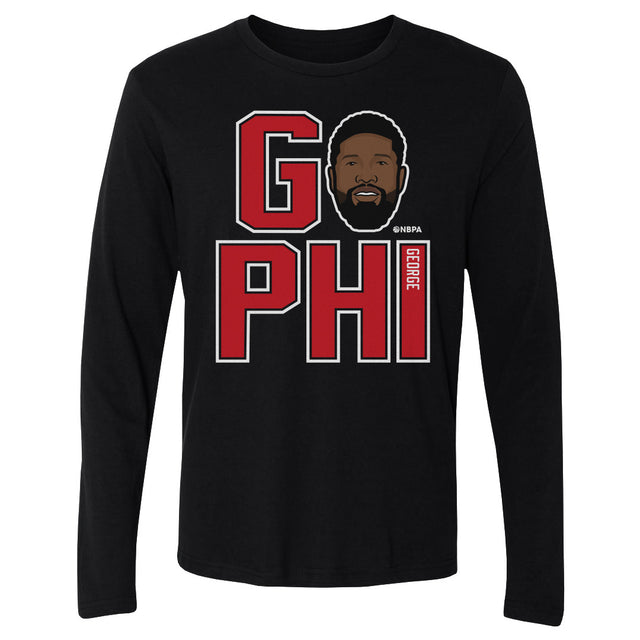 Paul George Men's Long Sleeve T-Shirt | 500 LEVEL