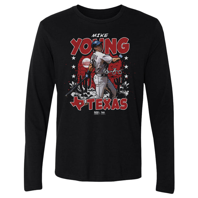 Michael Young Men's Long Sleeve T-Shirt | 500 LEVEL
