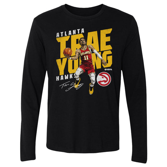 Trae Young Men's Long Sleeve T-Shirt | 500 LEVEL