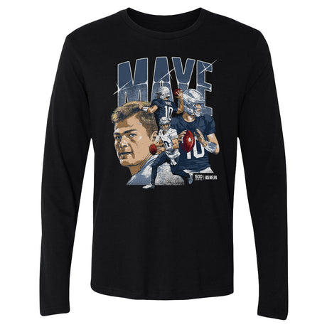 Drake Maye Men's Long Sleeve T-Shirt | 500 LEVEL