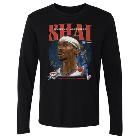 Shai Gilgeous-Alexander Men's Long Sleeve T-Shirt | 500 LEVEL