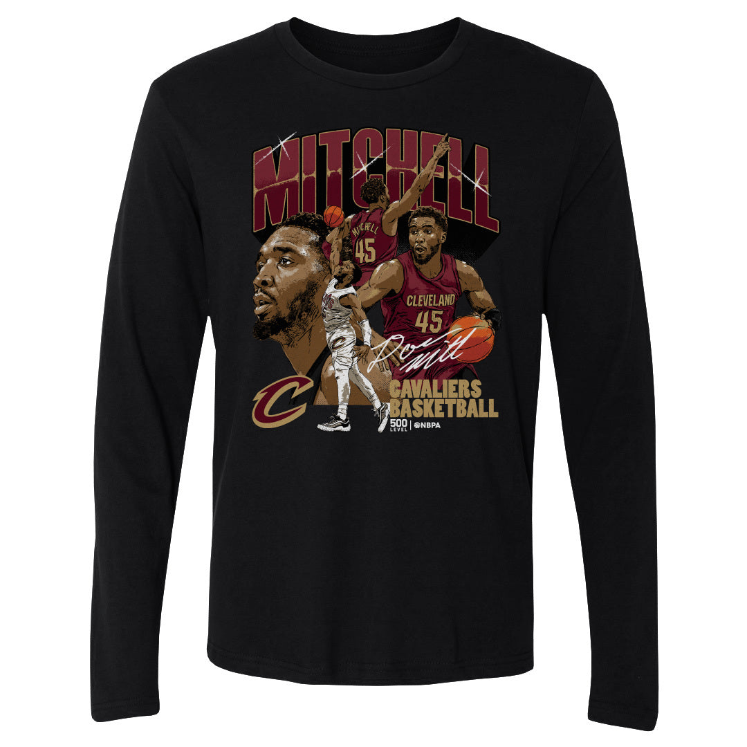Donovan Mitchell Men's Long Sleeve T-Shirt | 500 LEVEL