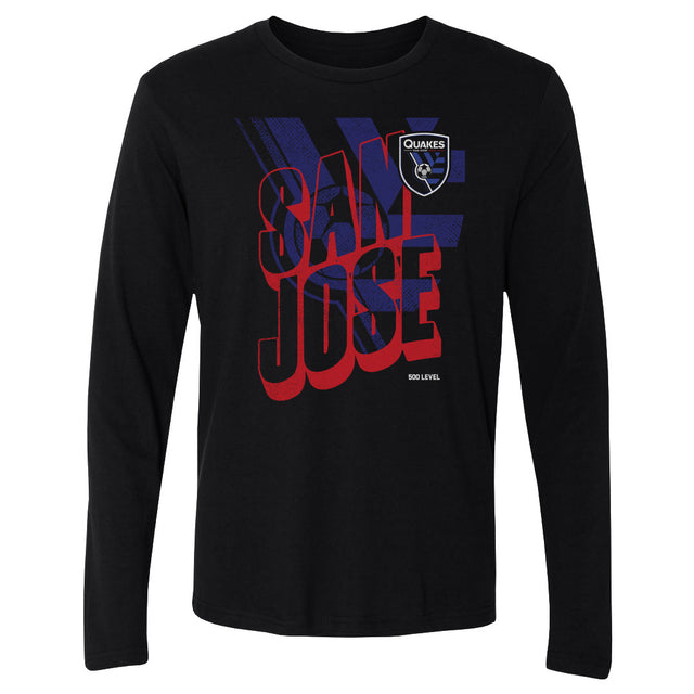 San Jose Earthquakes Men's Long Sleeve T-Shirt | 500 LEVEL