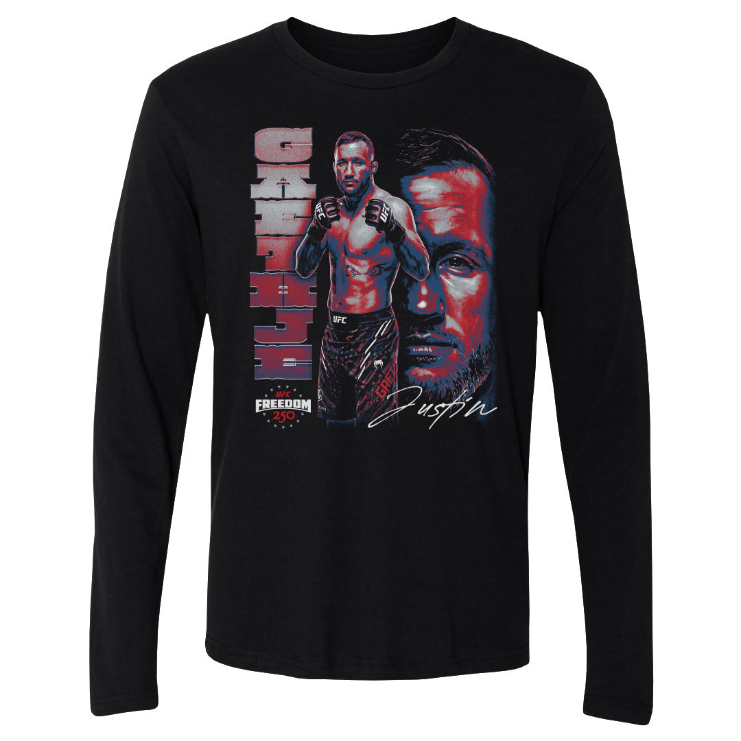 Justin Gaethje Men's Long Sleeve T-Shirt | 500 LEVEL