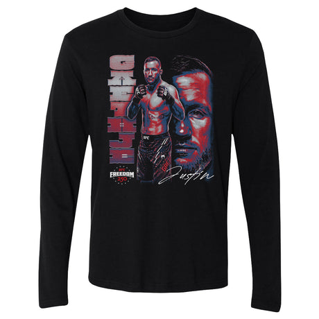 Justin Gaethje Men's Long Sleeve T-Shirt | 500 LEVEL