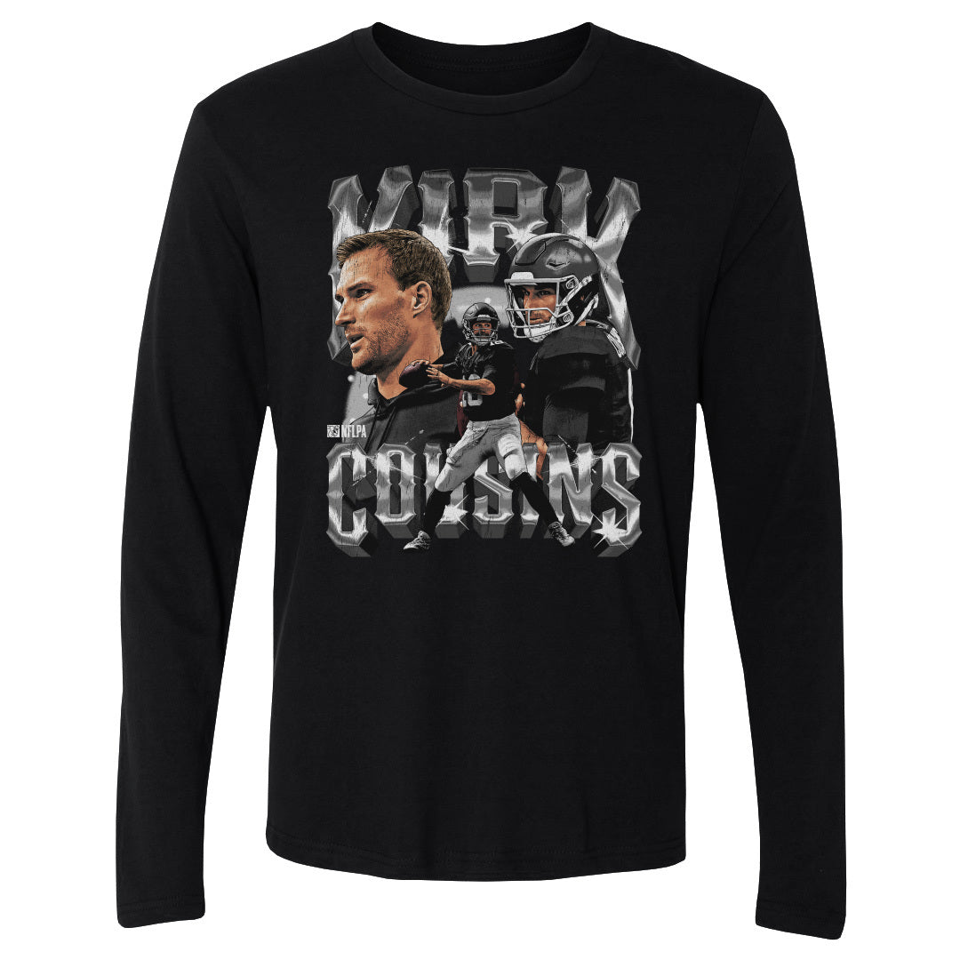 Kirk Cousins Men&#39;s Long Sleeve T-Shirt | 500 LEVEL