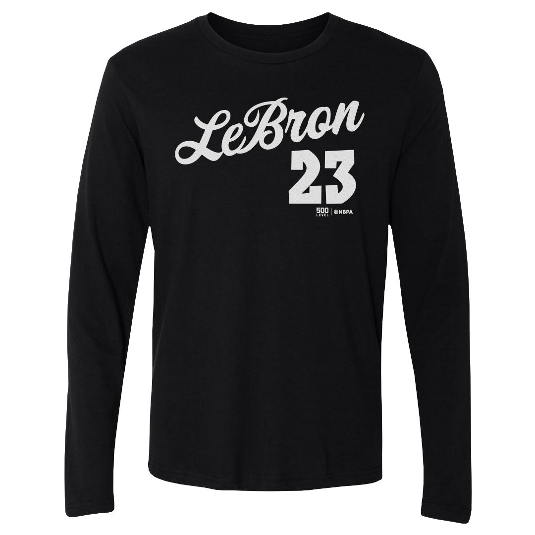 LeBron James Men's Long Sleeve T-Shirt | 500 LEVEL