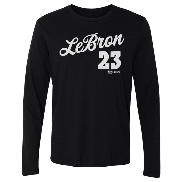 LeBron James Men's Long Sleeve T-Shirt | 500 LEVEL