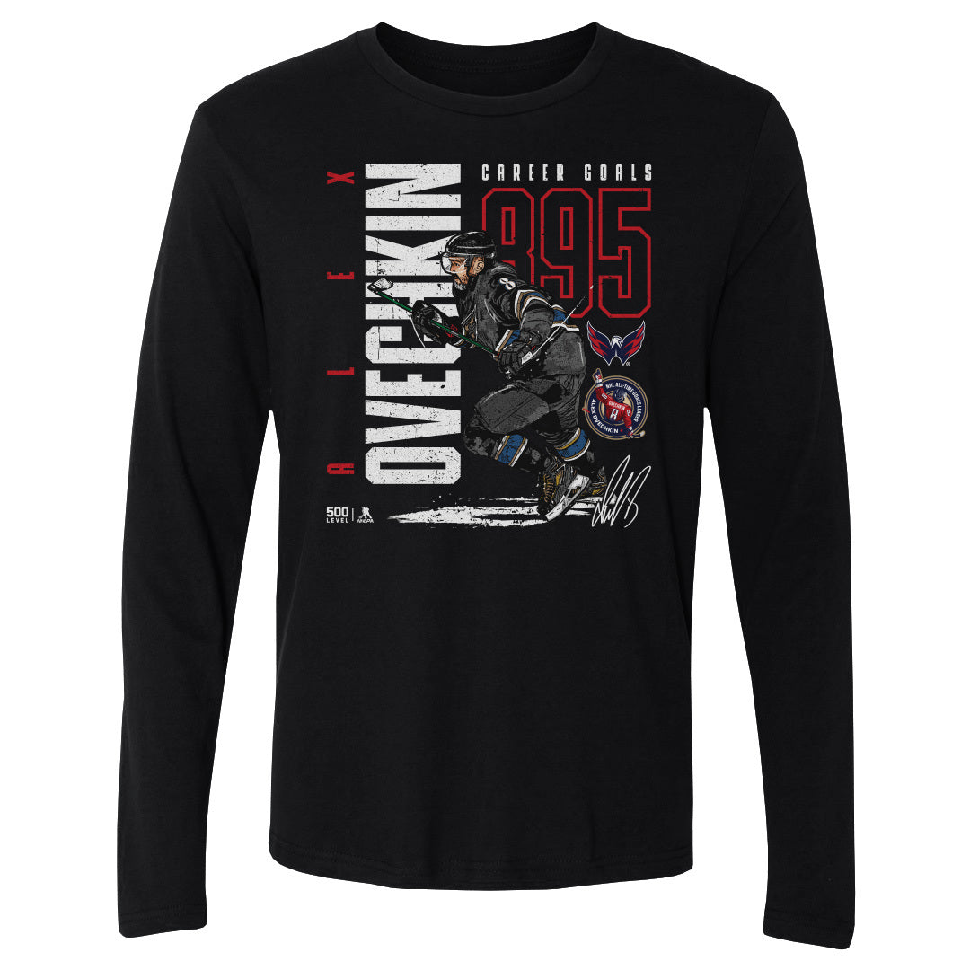 Alex Ovechkin Men's Long Sleeve T-Shirt | 500 LEVEL