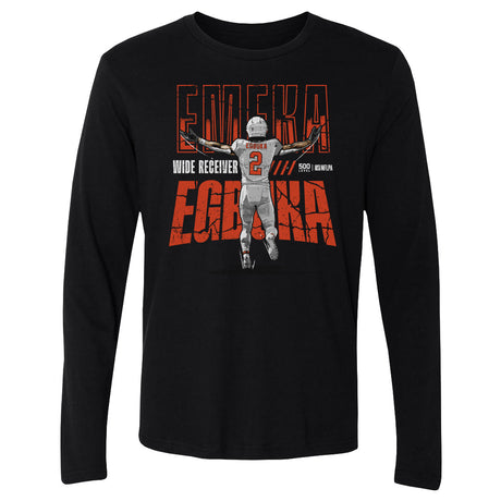 Emeka Egbuka Men's Long Sleeve T-Shirt | 500 LEVEL
