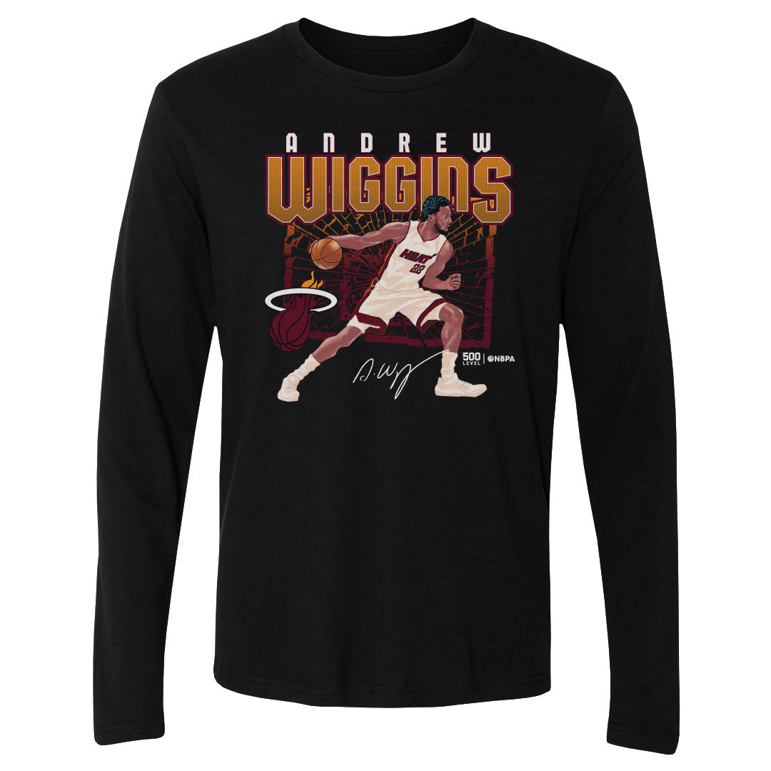 Andrew Wiggins Men's Long Sleeve T-Shirt | 500 LEVEL