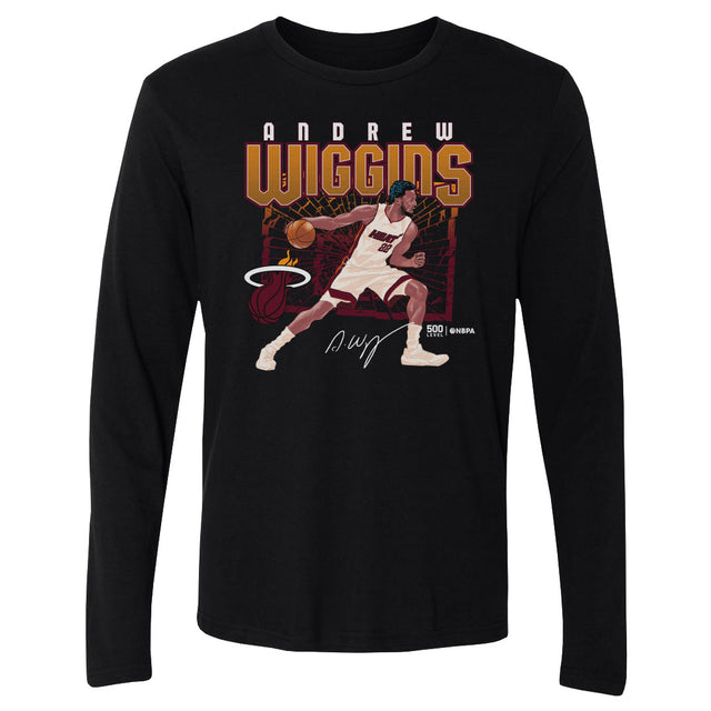 Andrew Wiggins Men's Long Sleeve T-Shirt | 500 LEVEL