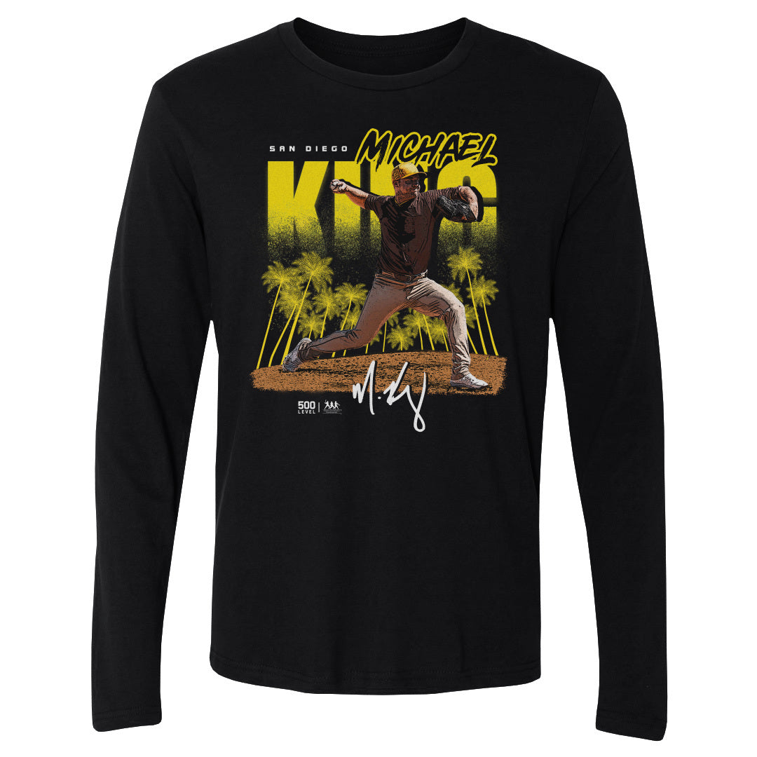 Michael King Men's Long Sleeve T-Shirt | 500 LEVEL