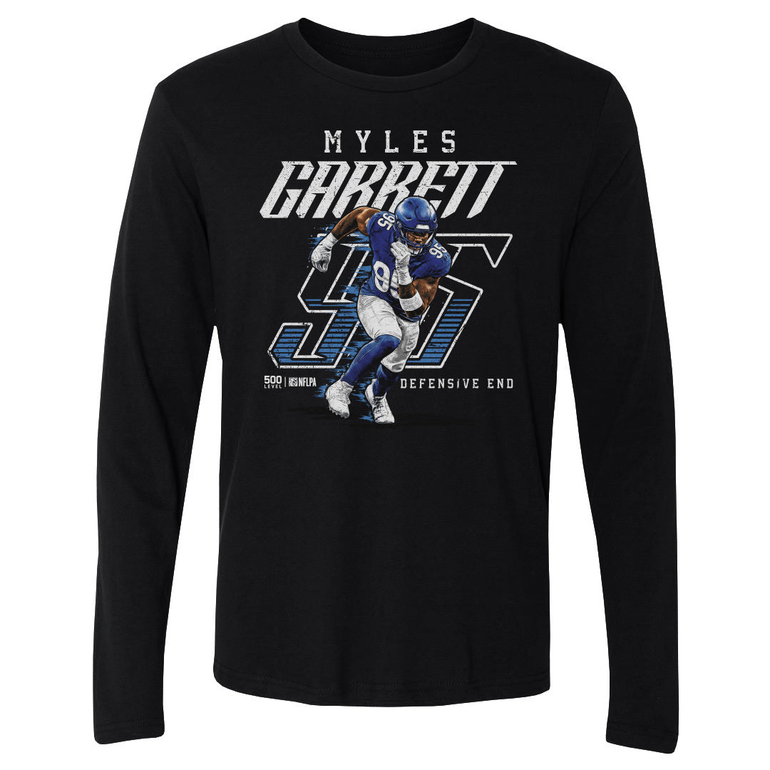 Myles Garrett Men's Long Sleeve T-Shirt | 500 LEVEL