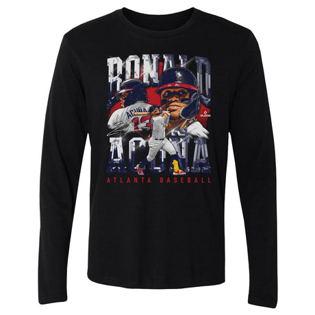 Ronald Acuna Jr. Men's Long Sleeve T-Shirt | 500 LEVEL