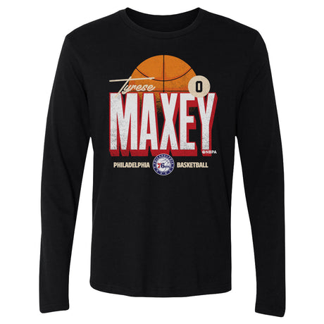 Tyrese Maxey Men's Long Sleeve T-Shirt | 500 LEVEL