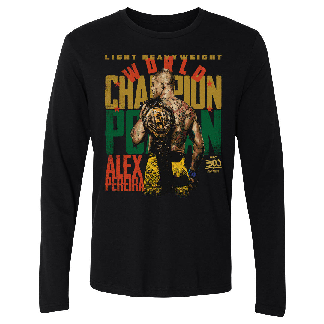 Alex Pereira Men's Long Sleeve T-Shirt | 500 LEVEL