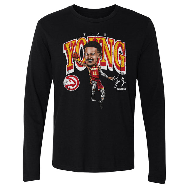 Trae Young Men's Long Sleeve T-Shirt | 500 LEVEL