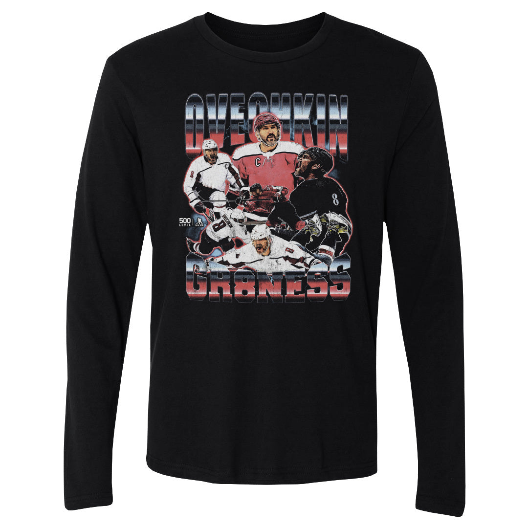 Alex Ovechkin Men's Long Sleeve T-Shirt | 500 LEVEL