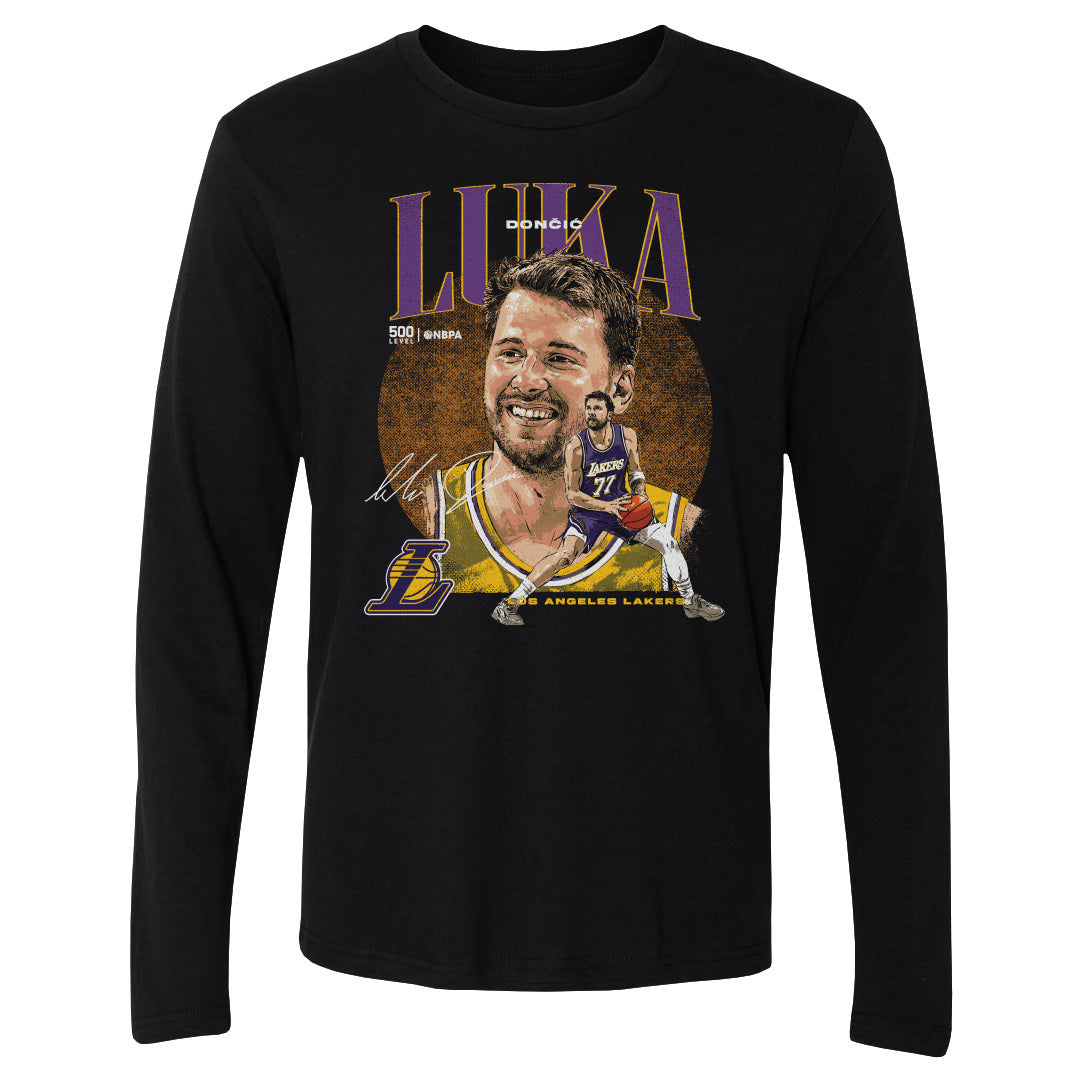 Luka Doncic Men's Long Sleeve T-Shirt | 500 LEVEL