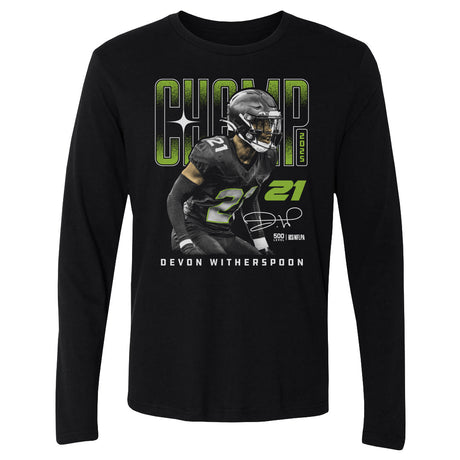 Devon Witherspoon Men's Long Sleeve T-Shirt | 500 LEVEL