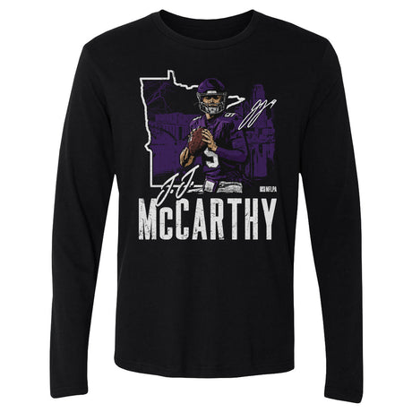J.J. McCarthy Men's Long Sleeve T-Shirt | 500 LEVEL