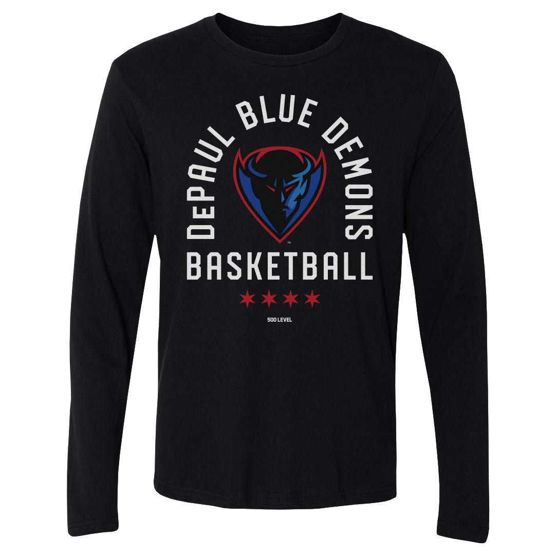 DePaul Blue Demons Men's Long Sleeve T-Shirt | 500 LEVEL