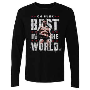 CM Punk Men's Long Sleeve T-Shirt | 500 LEVEL