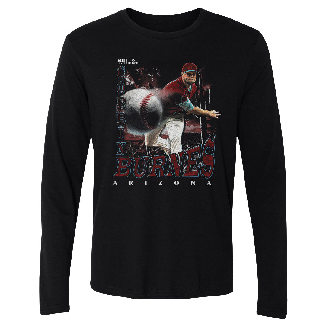 Corbin Burnes Men's Long Sleeve T-Shirt | 500 LEVEL